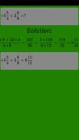 Calculator For Fractions capture d'écran 3