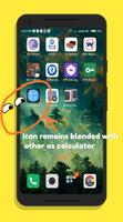 Camouflage - Hide Photos, Videos, Files using Calc پوسٹر