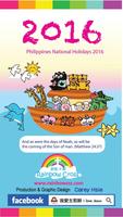 2016 Philippines Holidays ポスター