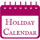 Holiday Calendar ไอคอน