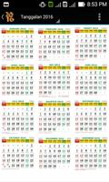 2016 Kalender Jawa Hijriyah ảnh chụp màn hình 2