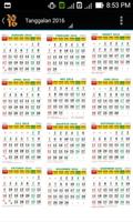 2016 Kalender Jawa Hijriyah screenshot 2