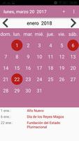 Calendario اسکرین شاٹ 1