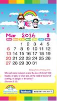 2016 Malaysia Holiday Calendar capture d'écran 3