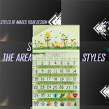 Calendario Idea Wall único