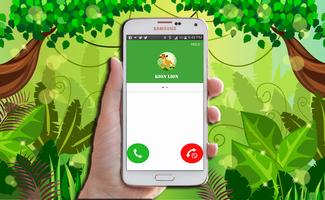 Fake Call From Kion Lion اسکرین شاٹ 1