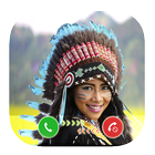 Fake Call From American Indian icon