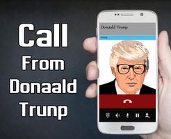 Call from donaald trunp Affiche