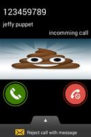 Poop Emoji Fake Call Plakat