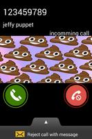 Poop Emoji Fake Call capture d'écran 1