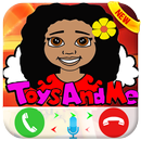 Call Toys And Me : Tiana fake games . APK