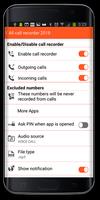 Free auto call recorder 2018 スクリーンショット 2