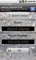 Easy Call Widget capture d'écran 1