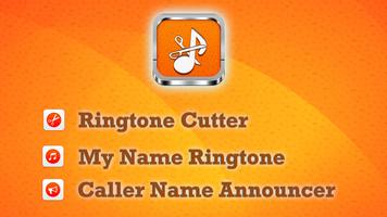 Ringtone Cutter, Text & Caller Name Announcer Affiche