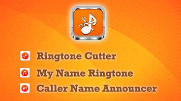 Ringtone Cutter, Text & Anrufer Name Ansager Plakat
