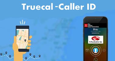 محدد Truecal رقم المتصل الملصق