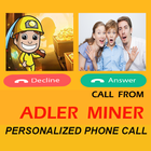 personalized santa claus call-adeler miner call icône