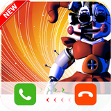 Circus Baby Phone Call Simulation simgesi