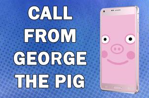 Call from George The Pig Prank-poster
