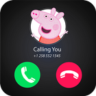 Fake Call From Pepa Pig 2018 icône