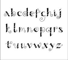 Calligraphy Font Styles Affiche