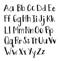 Idées de conception de lettre de calligraphie Affiche