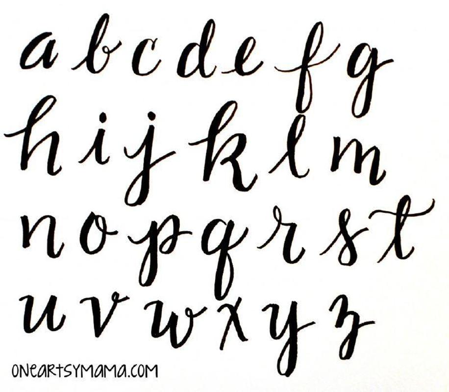 Calligraphy Lettering Fonts for Android - APK Download