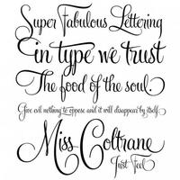 Calligraphy Lettering Fonts โปสเตอร์