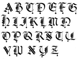 Lettres de calligraphie capture d'écran 1