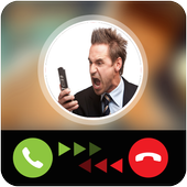 Calling prank angry boss icon
