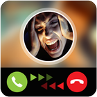 Fake call scream icône