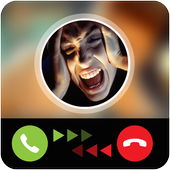 Fake call scream icon