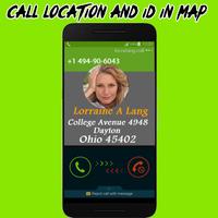Call Location And ID In Map Affiche