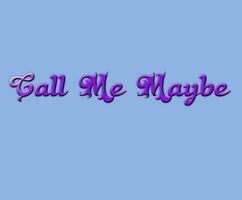 Call Me Maybe পোস্টার