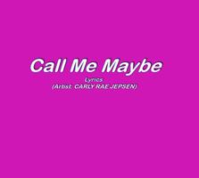 Call Me Maybe پوسٹر