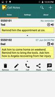 Call & WhatsApp Reminder Notes постер