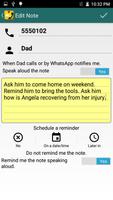 Call & WhatsApp Reminder Notes syot layar 1