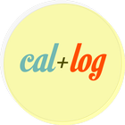 Calendar Logging (cal+log) simgesi