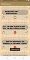 Wise Sayings স্ক্রিনশট 2