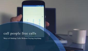 Call People Free Calls Guide تصوير الشاشة 1