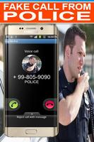 Fake Call Police Affiche