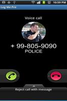 Fake Call Police capture d'écran 1