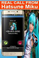 Real Call From Hatsune Miku Prank पोस्टर