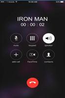 Real Call From Iron Hero Man Prank capture d'écran 2