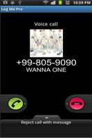 Real Call From Wanna One Prank স্ক্রিনশট 1