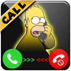 Fake Call From Simpson ícone