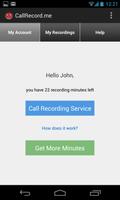 CallRecordMe HD Call Recording 截图 2