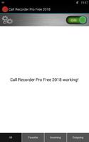 Call Recorder Pro Free 2018 capture d'écran 3