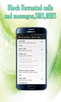 Call Reject Blocker,SMS,MMS capture d'écran 1