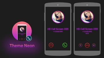 Call Screen Theme Neon poster